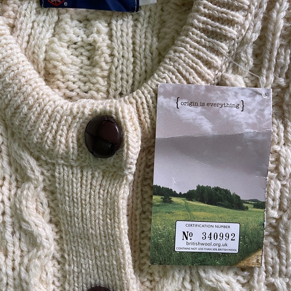 British Wool Knit Cardigan - Picture 6 of 8